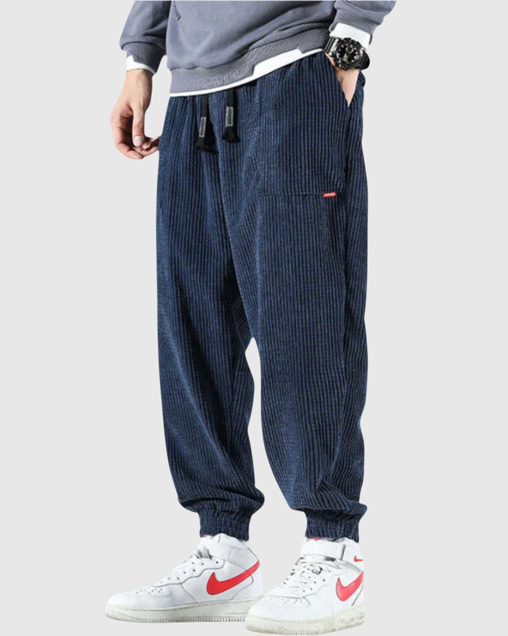 Zbyněk | Pantaloni in velluto Alloro
