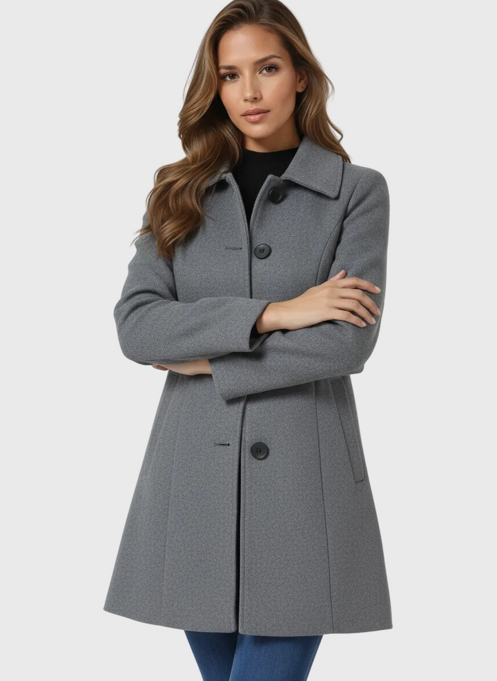 Petra - Cappotto invernale da donna con bottone