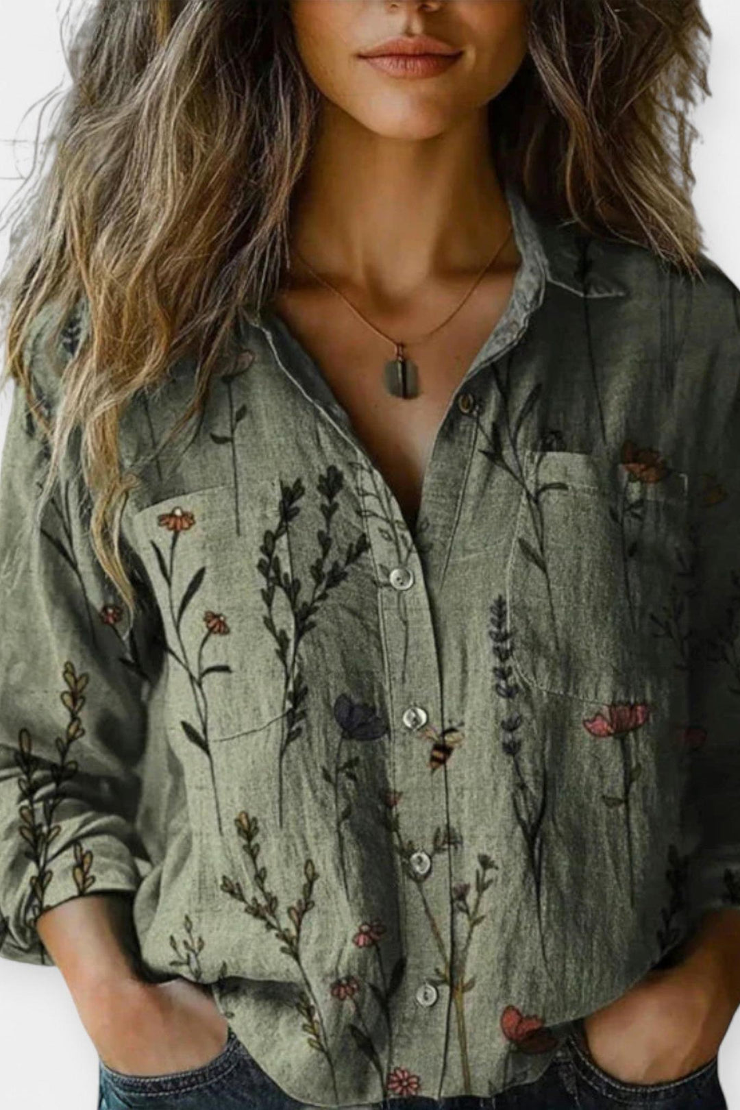 Camicia vintage con motivo