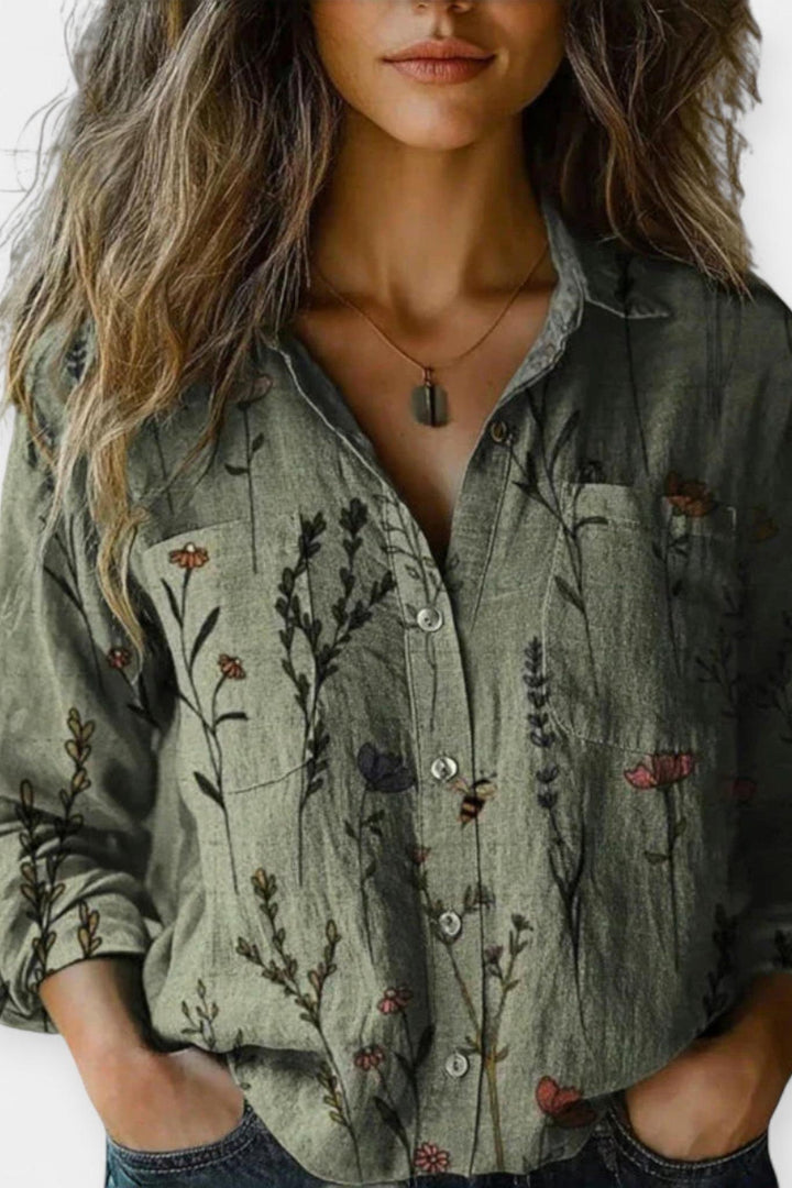 Camicia vintage con motivo