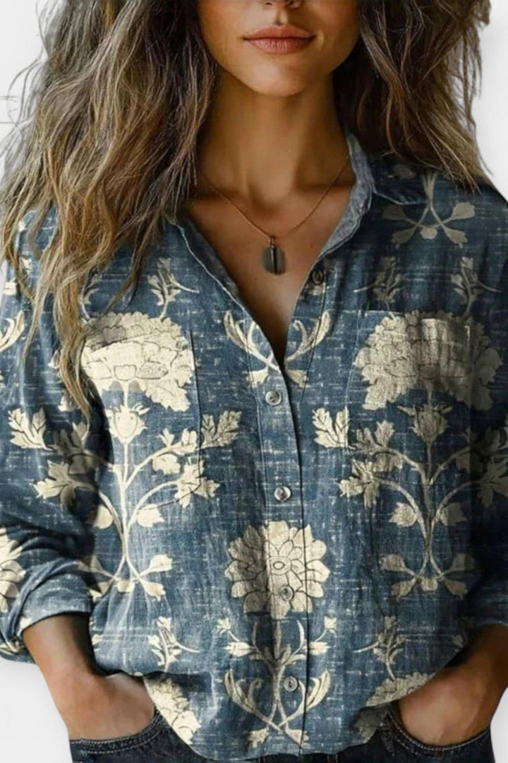 Camicia vintage con motivo