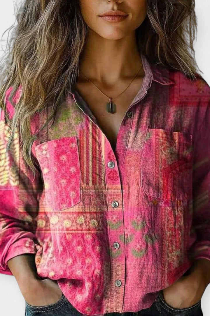 Camicia vintage con motivo