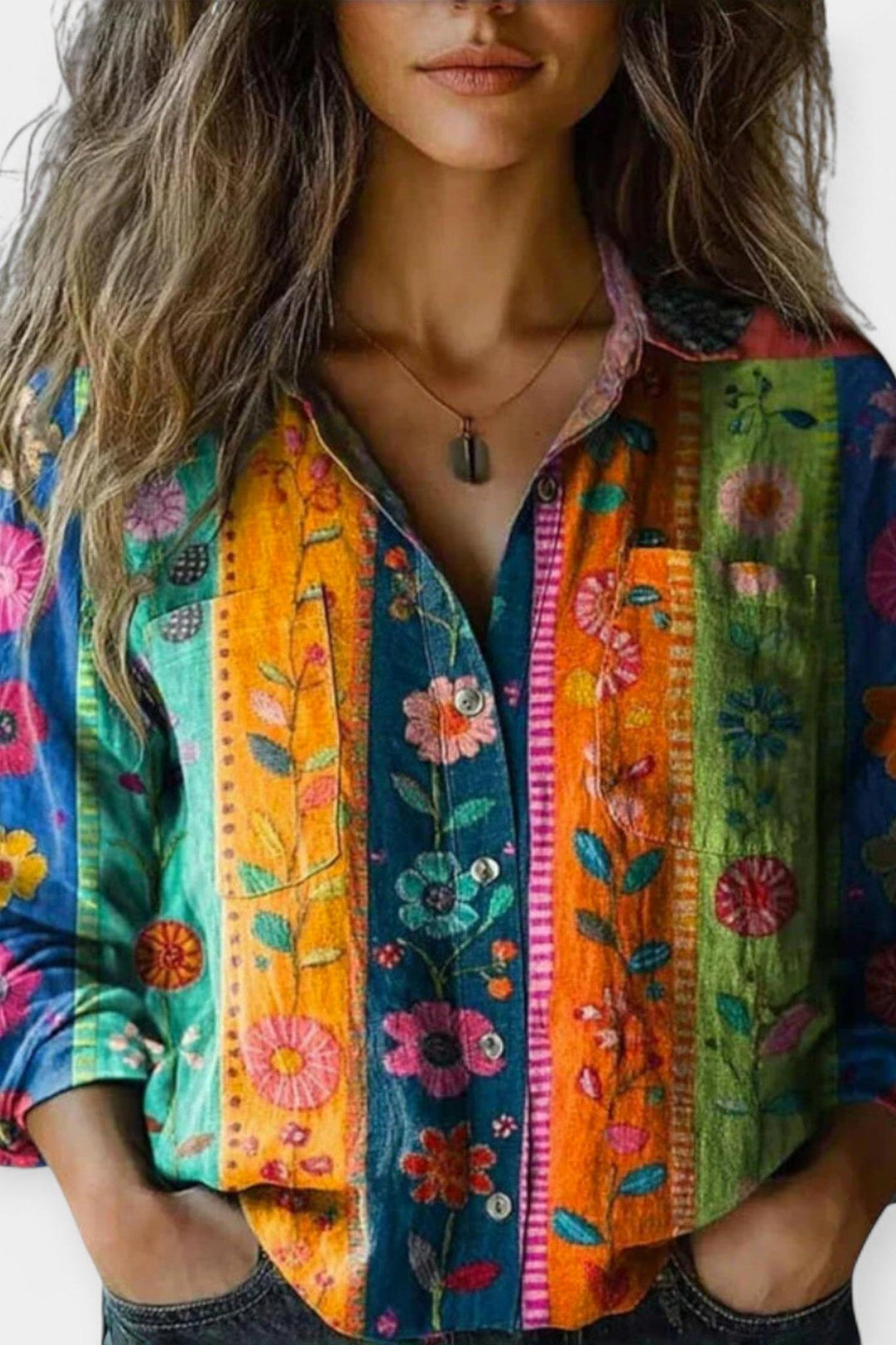 Camicia vintage con motivo