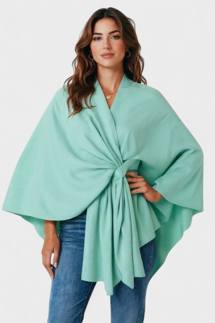 Yvette | Poncho Drappeggiato Elegante