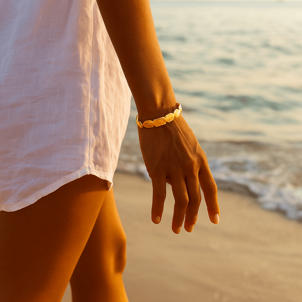 Riflessi dorati della sabbia