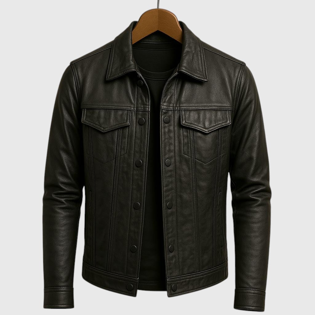 Cezary – Giacca in pelle Rider