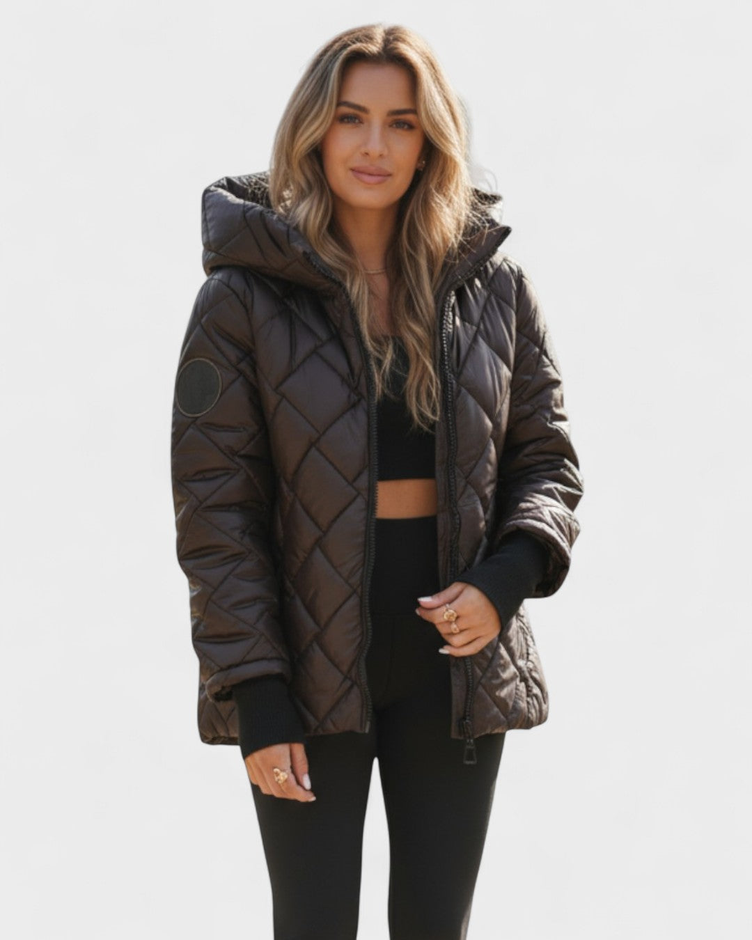 Ema™ | Giacca elegante con cappuccio