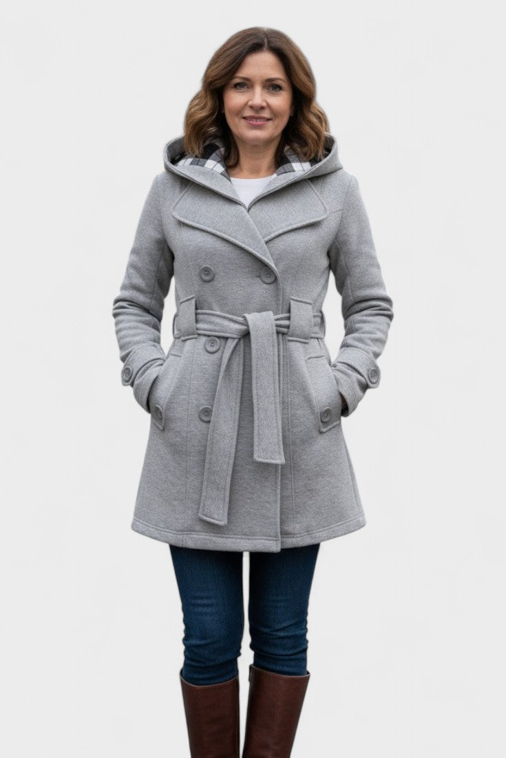 Leona™ | Cappotto elegante a doppio petto