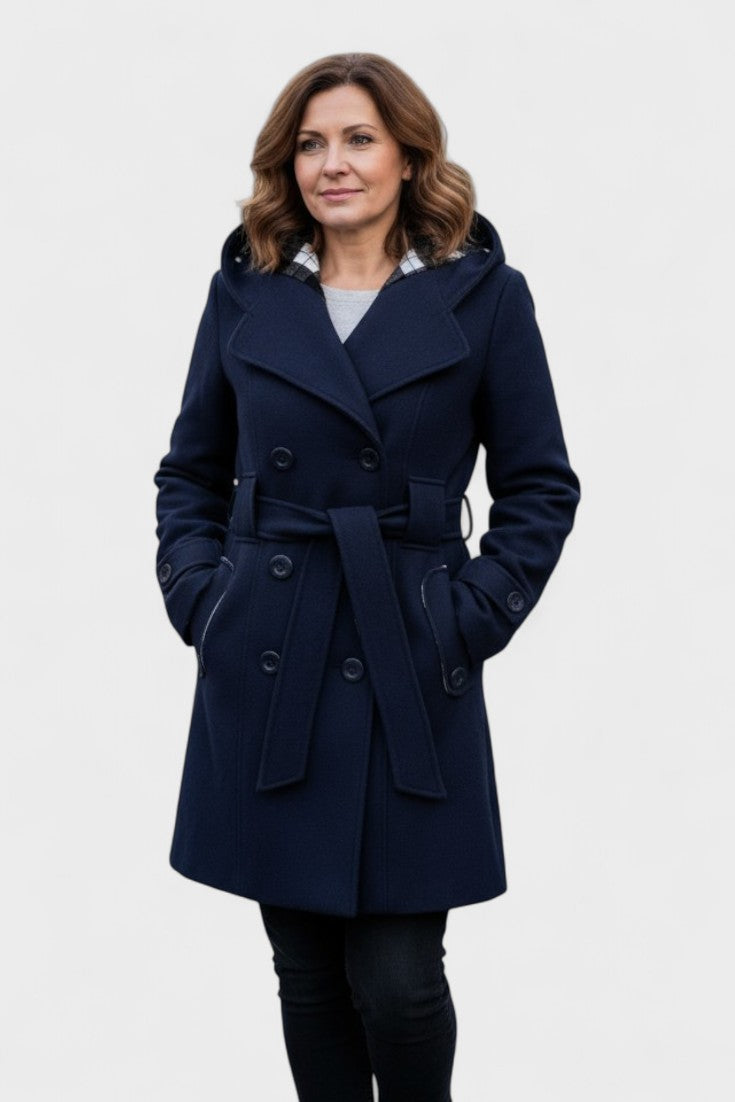 Leona™ | Cappotto elegante a doppio petto