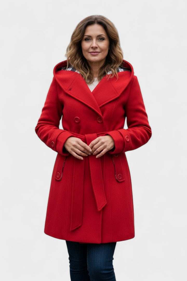 Leona™ | Cappotto elegante a doppio petto