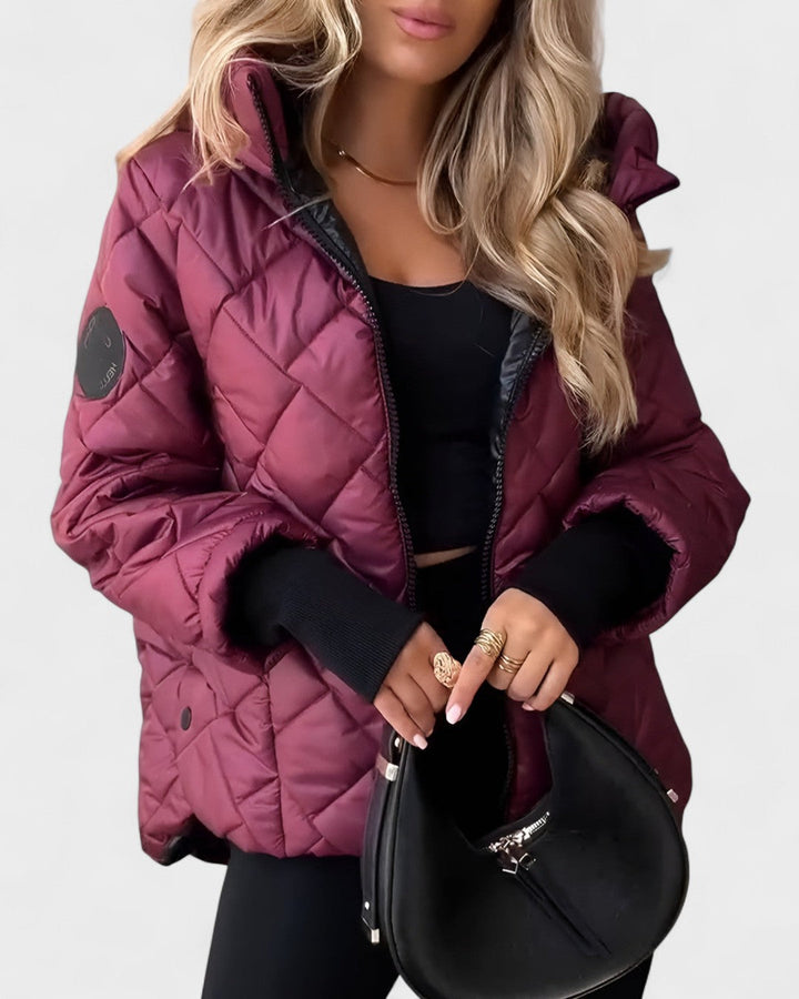 Ema™ | Giacca elegante con cappuccio