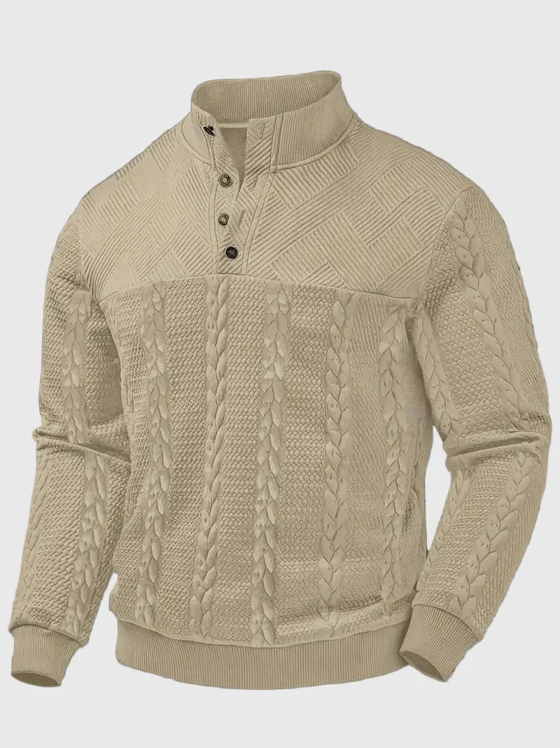 Dawson - Maglione Henley a maniche lunghe a righe