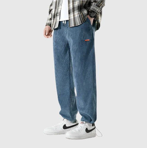 Zbyněk | Pantaloni in velluto Alloro