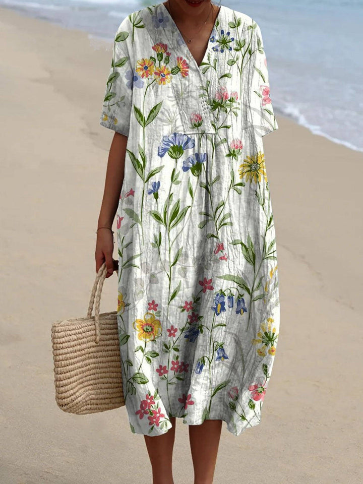 Benthe™ | Abito Vintage a Fiori