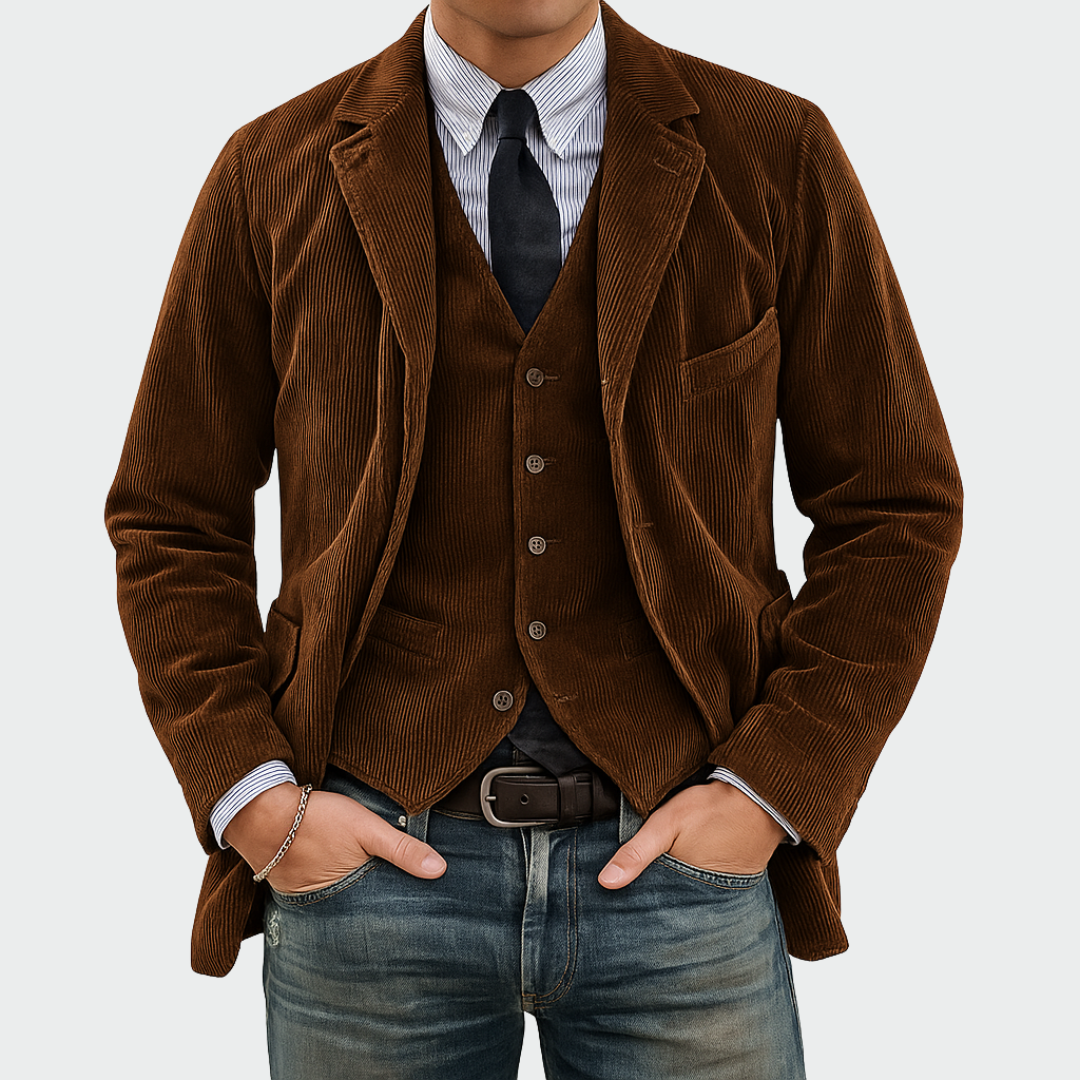 Peter | Set Giacca e Gilet Elegante