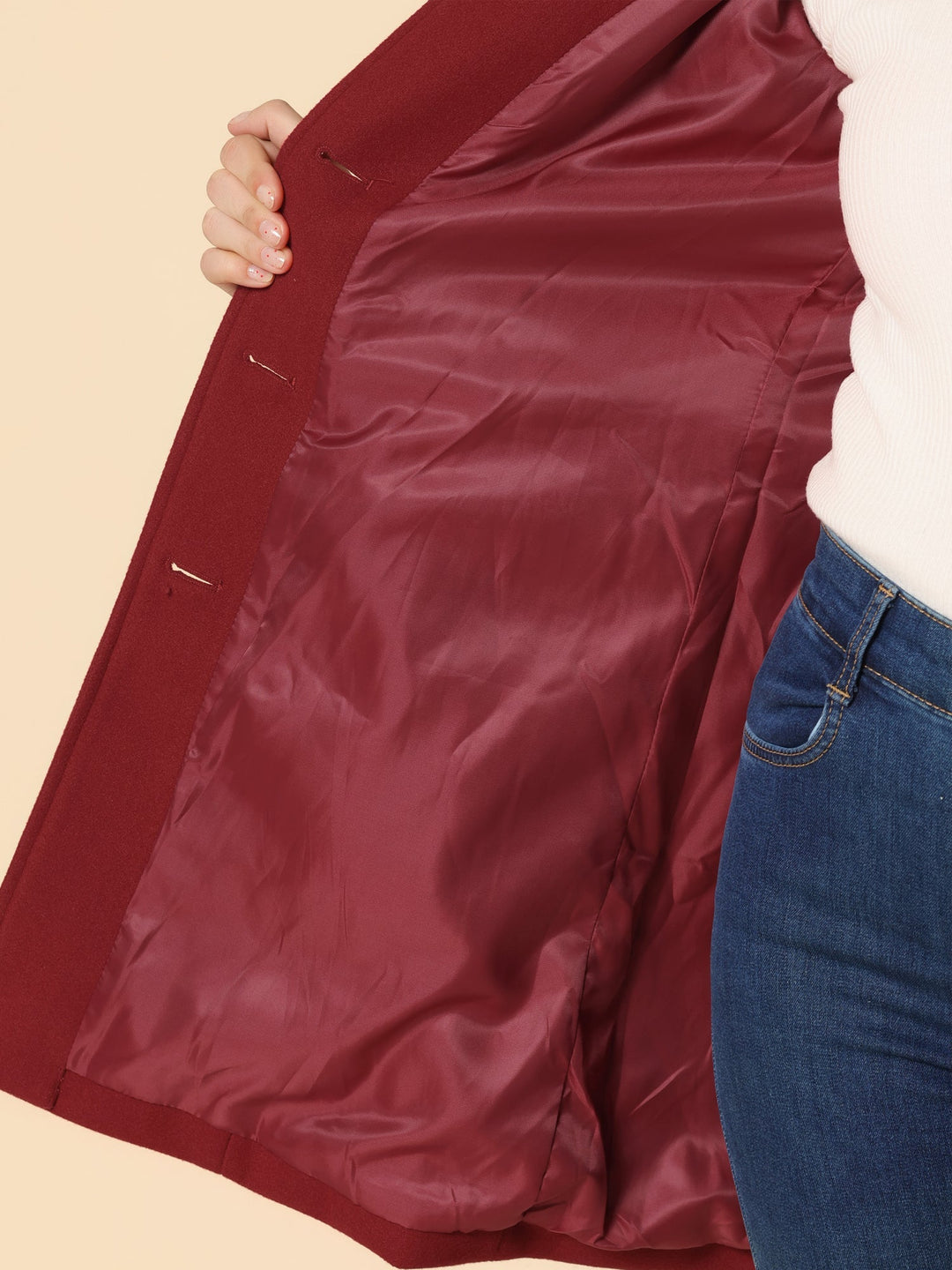 Petra - Cappotto invernale da donna con bottone