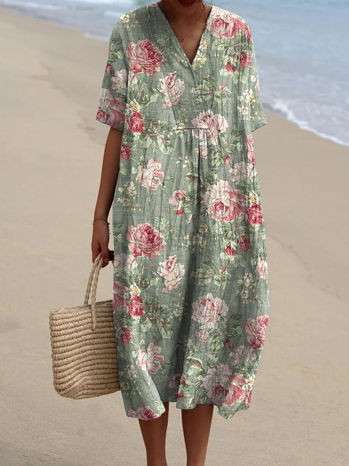 Roos™ | Vestito Vintage a Fiori