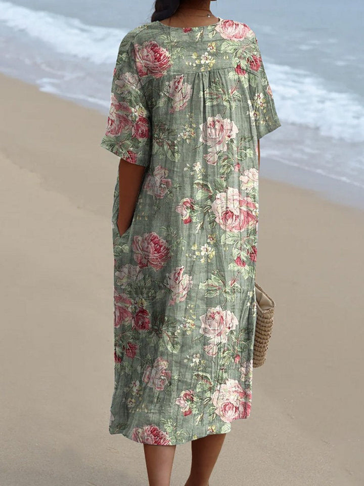 Roos™ | Vestito Vintage a Fiori