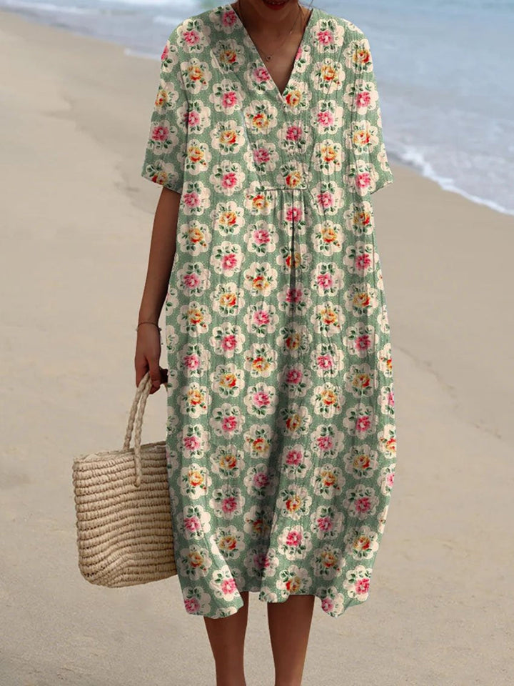 Benthe™ | Vestito Vintage a Fiori