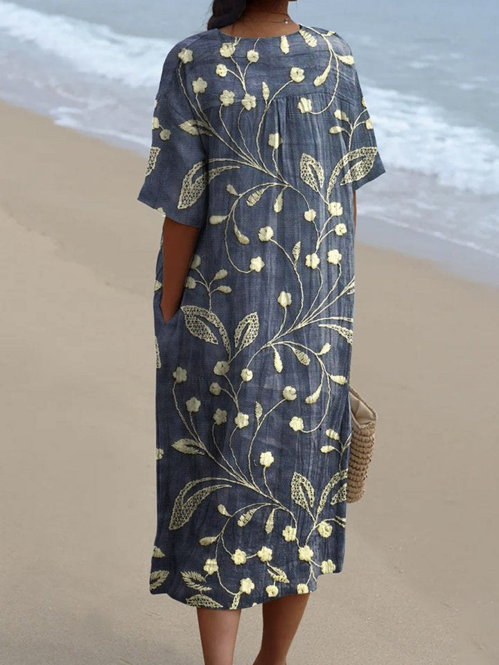 Juna™ | Vestito Vintage con Fiori